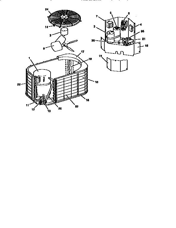 Air conditioning outdoor unit