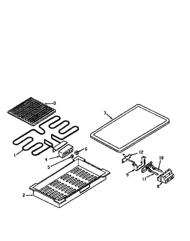 Electric grill cartridge