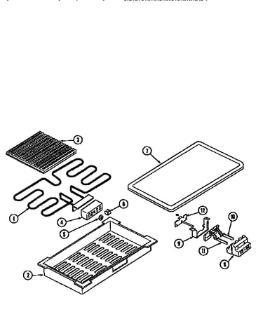 Electric grill cartridge