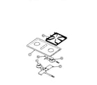 Jenn-Air AG200 two burner gas cartridge diagram