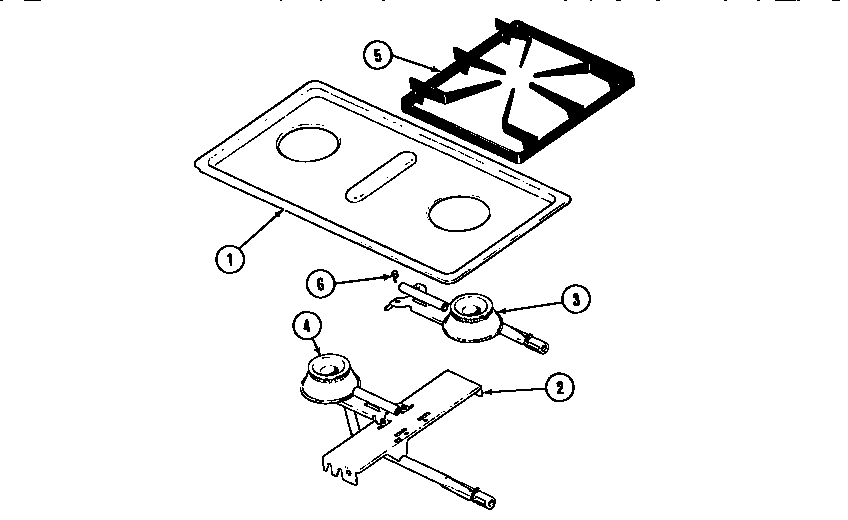 Two burner gas cartridge