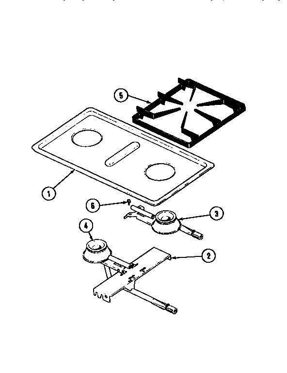 Two burner gas cartridge