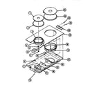 Jenn-Air A105-8 solid disk cartridge diagram