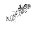 Homelite 240-UT10633-A,B engine housing diagram