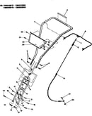 Forward clutch cable, and handlebar
