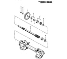 Troybilt 150080300101-150080399999 drive shaft assembly diagram