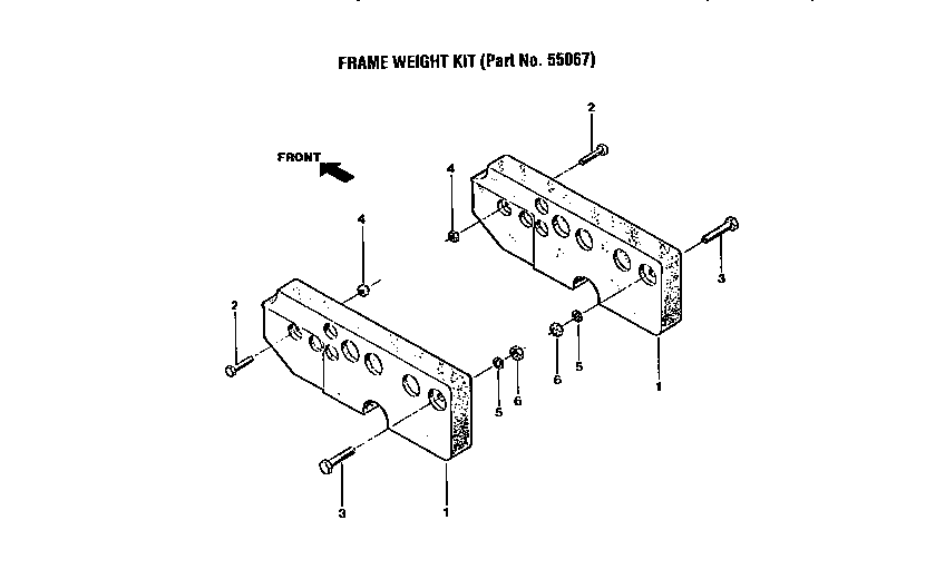 Frame weight kit
