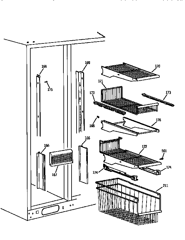 Freezer section
