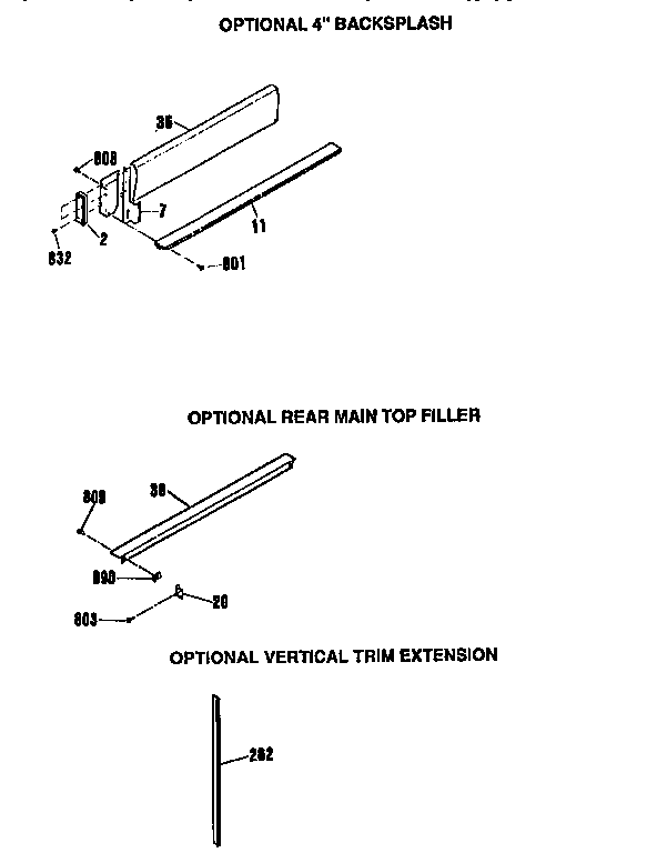 Optional kits