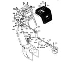 Craftsman 536886650 chute control rod assembly diagram