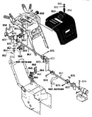 Chute control rod assembly