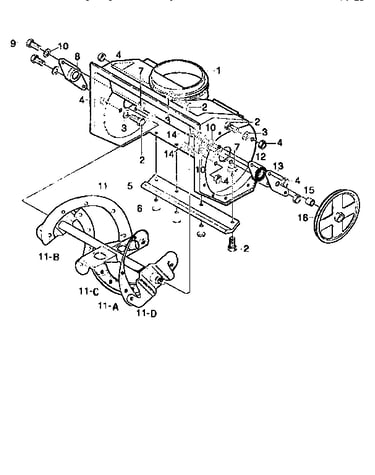Auger housing