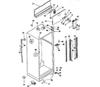 Kenmore 2539368782 cabinet parts diagram