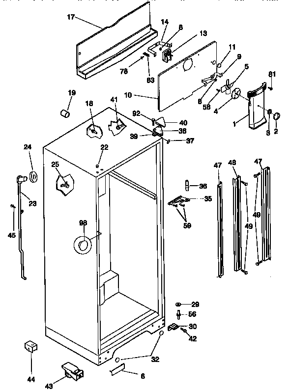 Cabinet parts