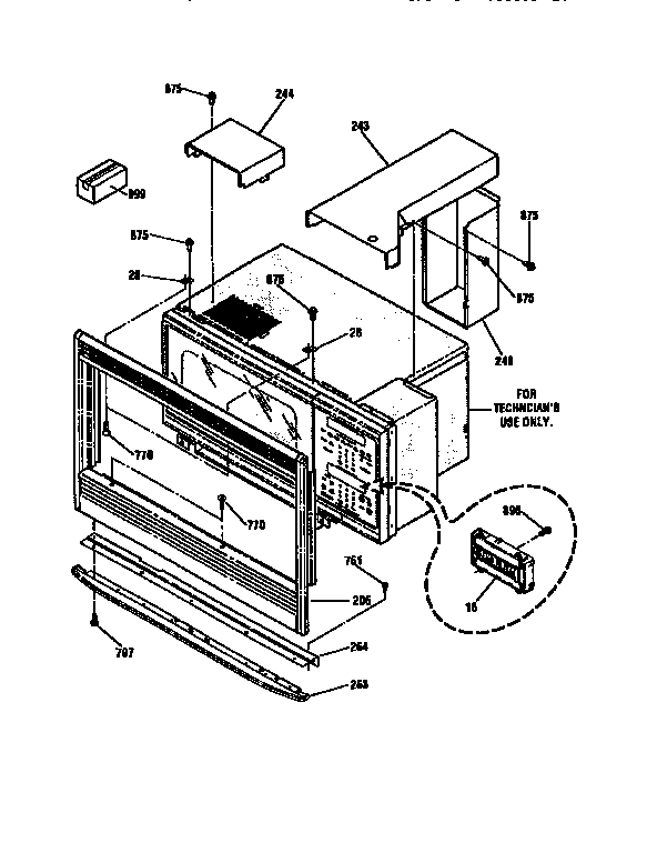 M/w enclosure section