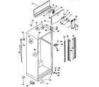 Kenmore 2539368742 cabinet parts diagram