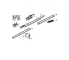 Craftsman 13953662SRT rail assembly diagram