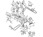 Craftsman 917258870 46" mower deck diagram
