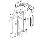 Kenmore 2539368722 cabinet parts diagram