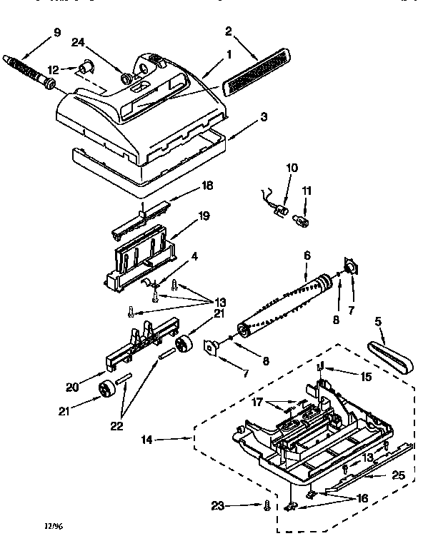 Nozzle and motor