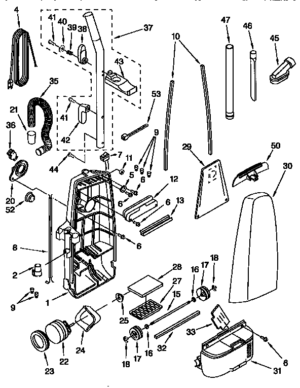 Dust compartment