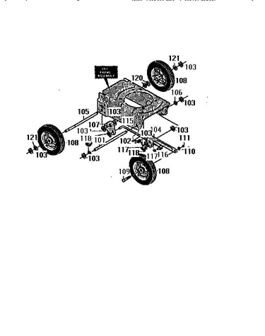 Wheels/linkage assembly