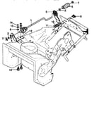 Chute control rod