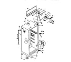 Kenmore 2539366103 cabinet parts diagram