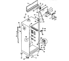 Kenmore 2539366183 cabinet parts diagram