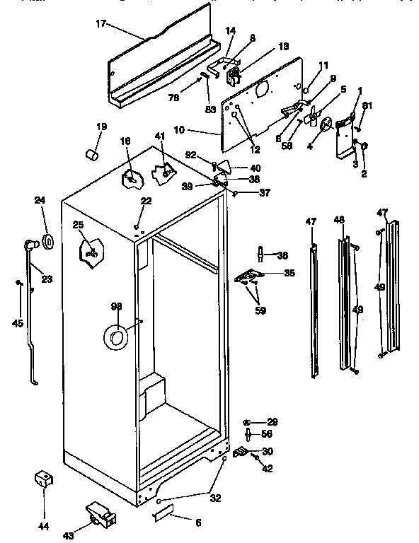 CABINET PARTS