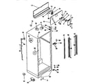 Kenmore 2539368421 cabinet parts diagram