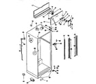 Kenmore 2539368481 cabinet parts diagram
