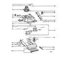 Eureka 2440AT-1 nozzle and motor assembly diagram