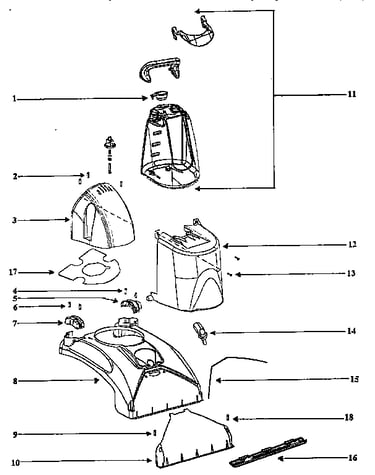 Dispensing tank assembly