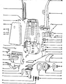 Handle and bag housing