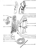 Handle and bag housing