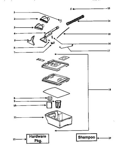Recovery tank assembly