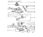 Eureka 2450AT-1 nozzle and motor assembly diagram