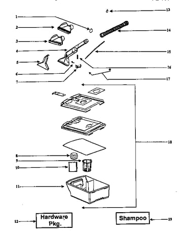 Recovery tank assembly