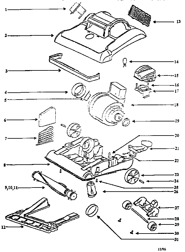 NOZZLE AND MOTOR ASSEMBLY