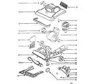 Eureka 7891AT nozzle and motor assembly diagram