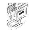 KitchenAid KERC600EAL0 door and drawer diagram