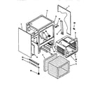 KitchenAid KERC600EWH0 oven chassis diagram