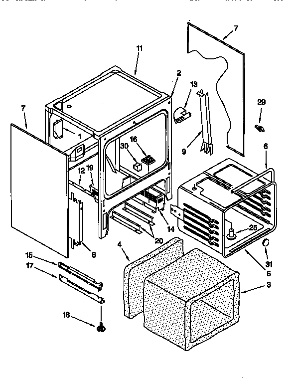 Oven chassis