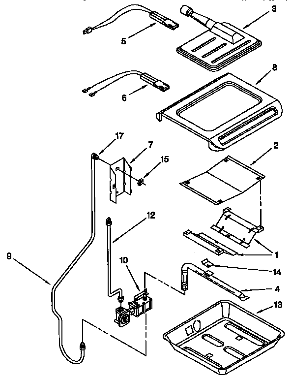 Broiler and oven burner