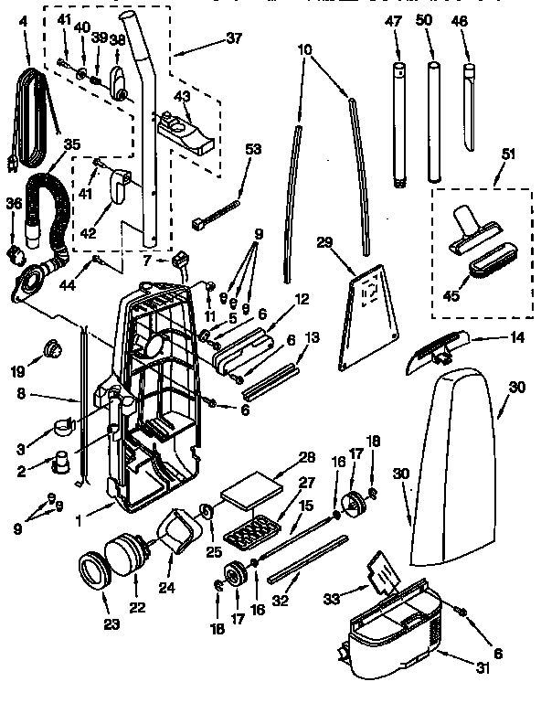 Dust compartment