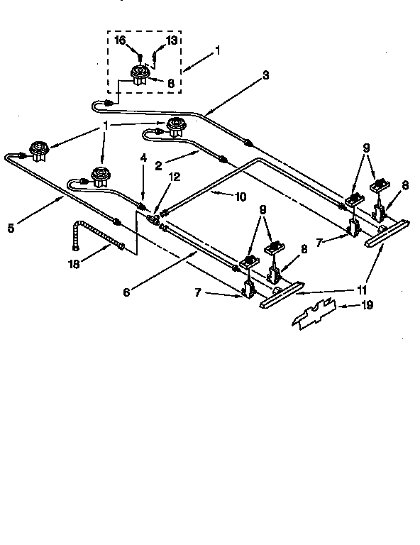 Cooktop burner