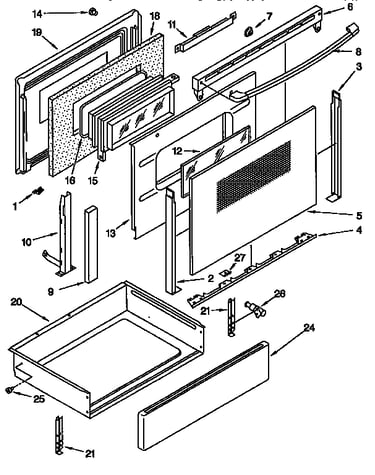 Door and drawer