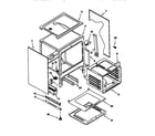 KitchenAid KGRT507BWH3 oven chassis diagram