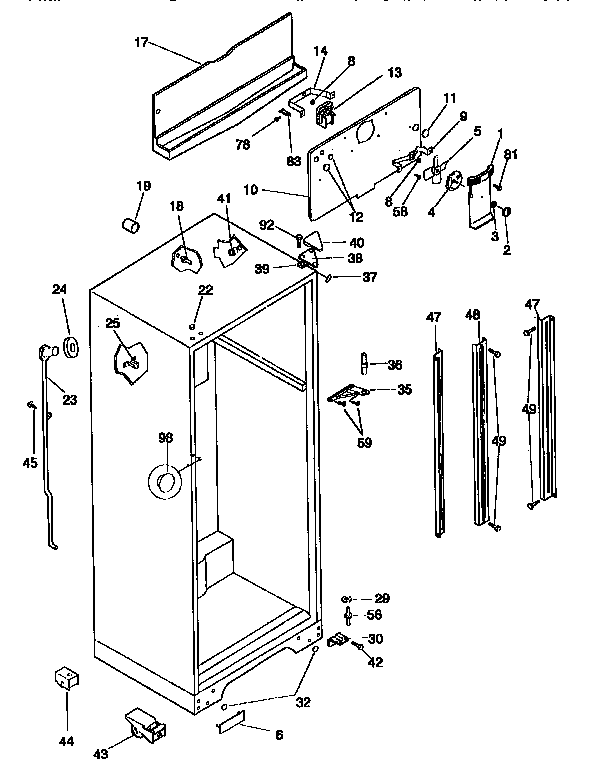 Cabinet parts